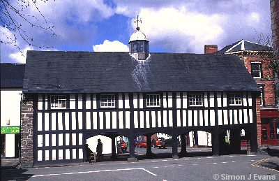 The Old Market Hall in Llanidloes