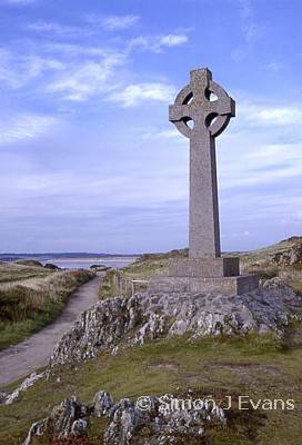 Celtic Cross on Llanddwyn Island (Ynys Llanddwyn)
